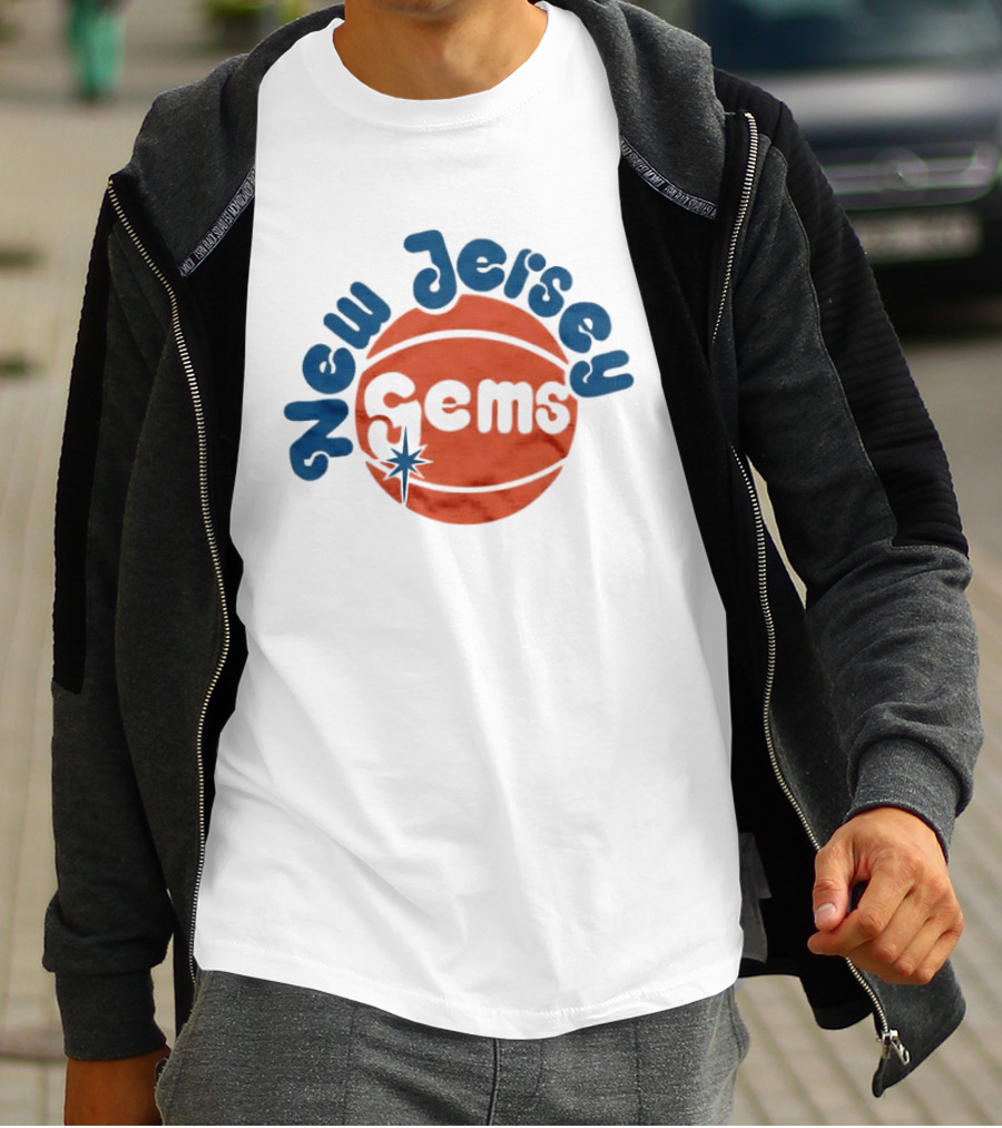 New Jersey Gems Basketball Vintage WPBL T-Shirt
