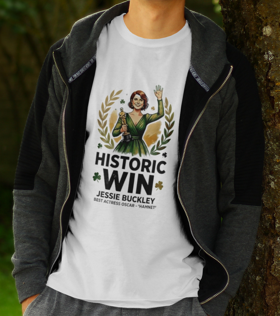Jessie Buckley Historic Win Best Actress Oscar Women T-Shirt