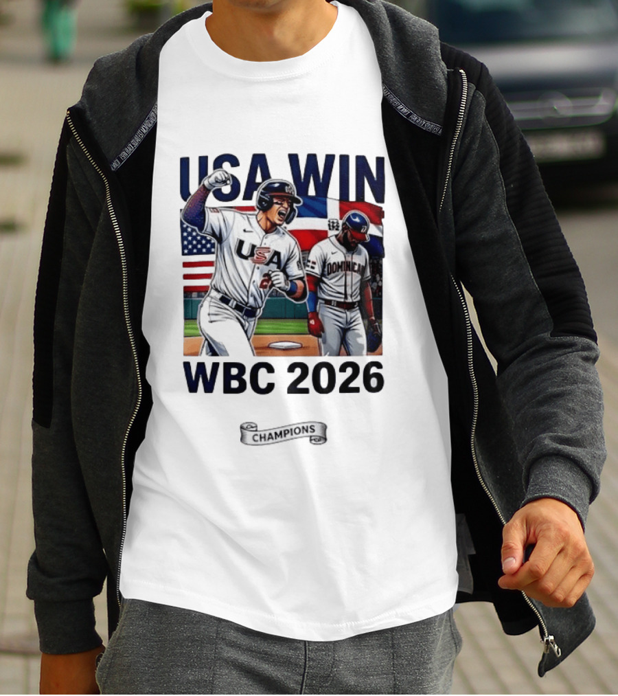 USA Win Over Dominican WBC 2026 Champions T-Shirt