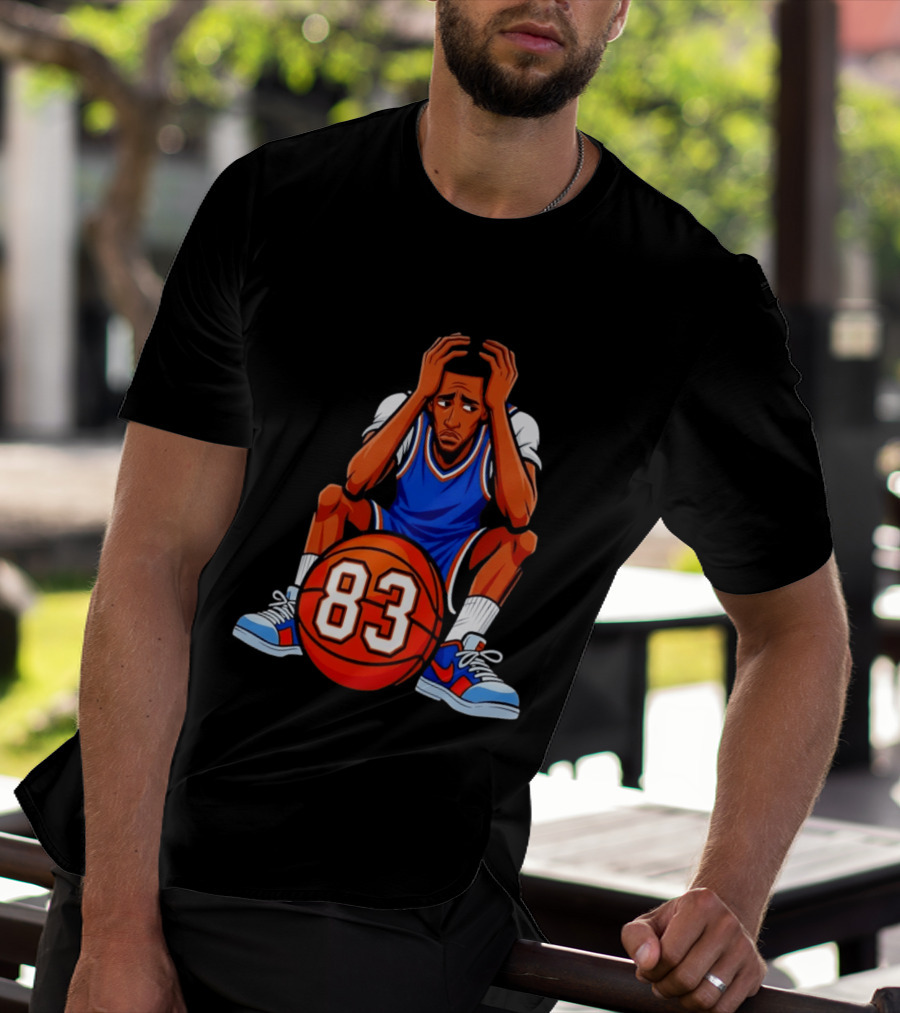 Bam Adebayo 83 Miami Heat Performance Caricature T-Shirt