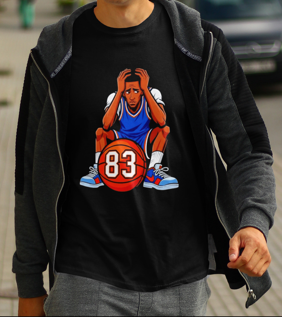 Bam Adebayo 83 Miami Heat Performance Caricature T-Shirt