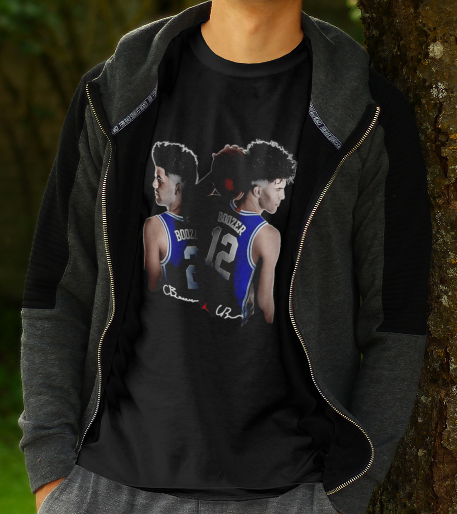 Cayden Boozer 2 Cameron Boozer 12 Jordan Basketball CB Identities T-Shirt