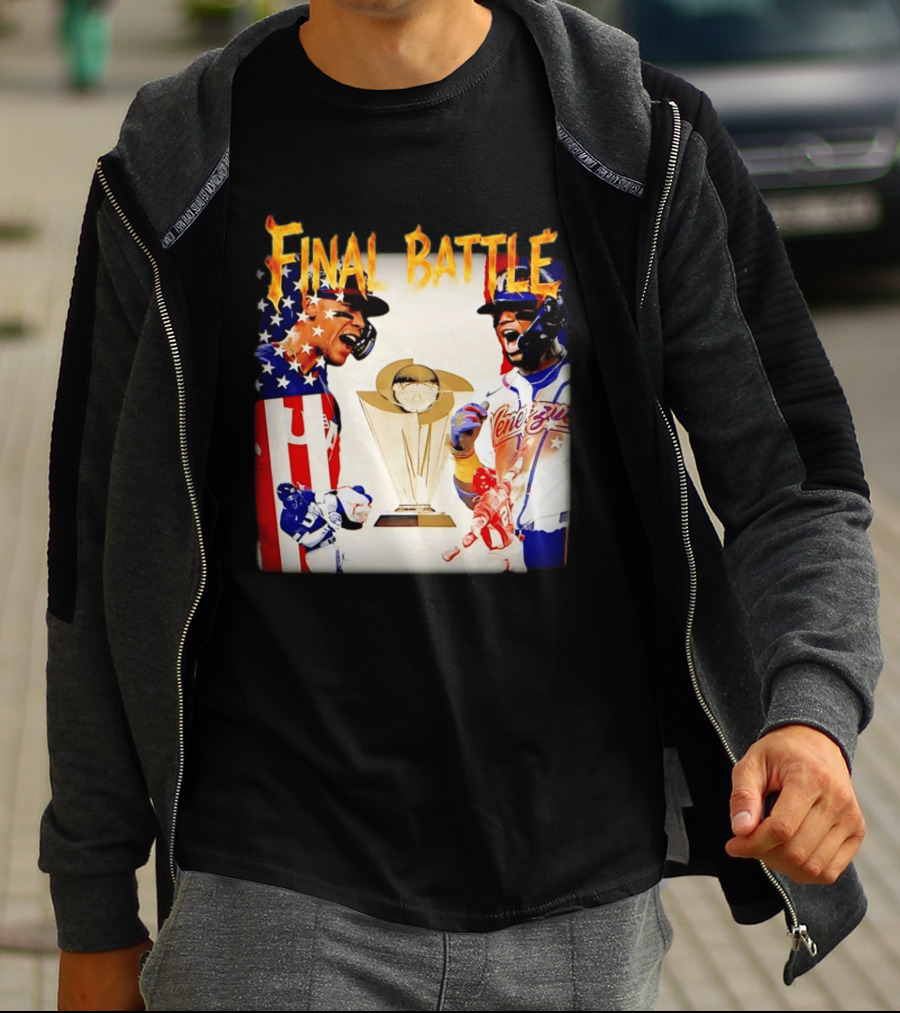 Final Battle USA Venezuela World Baseball Classic 2026 Championship Showdown T-Shirt