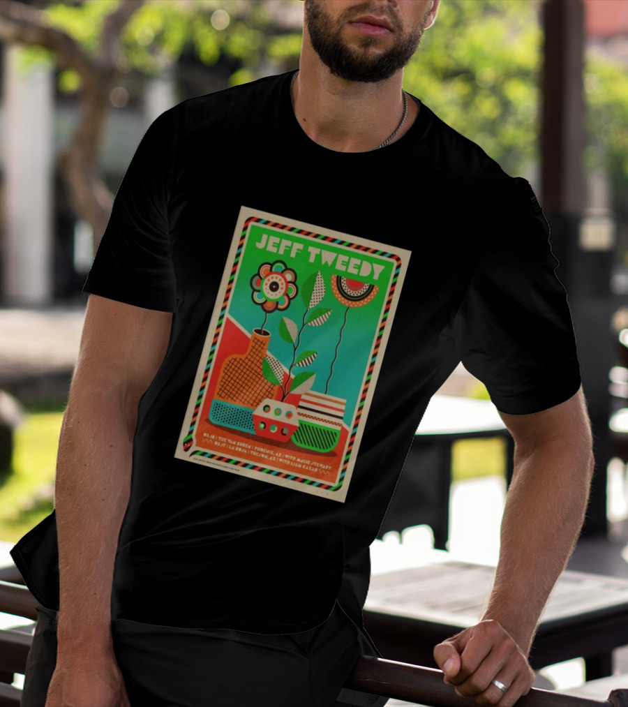 Jeff Tweedy La Rosa Tucson March 17 2026 With Liam Kazar T-Shirt