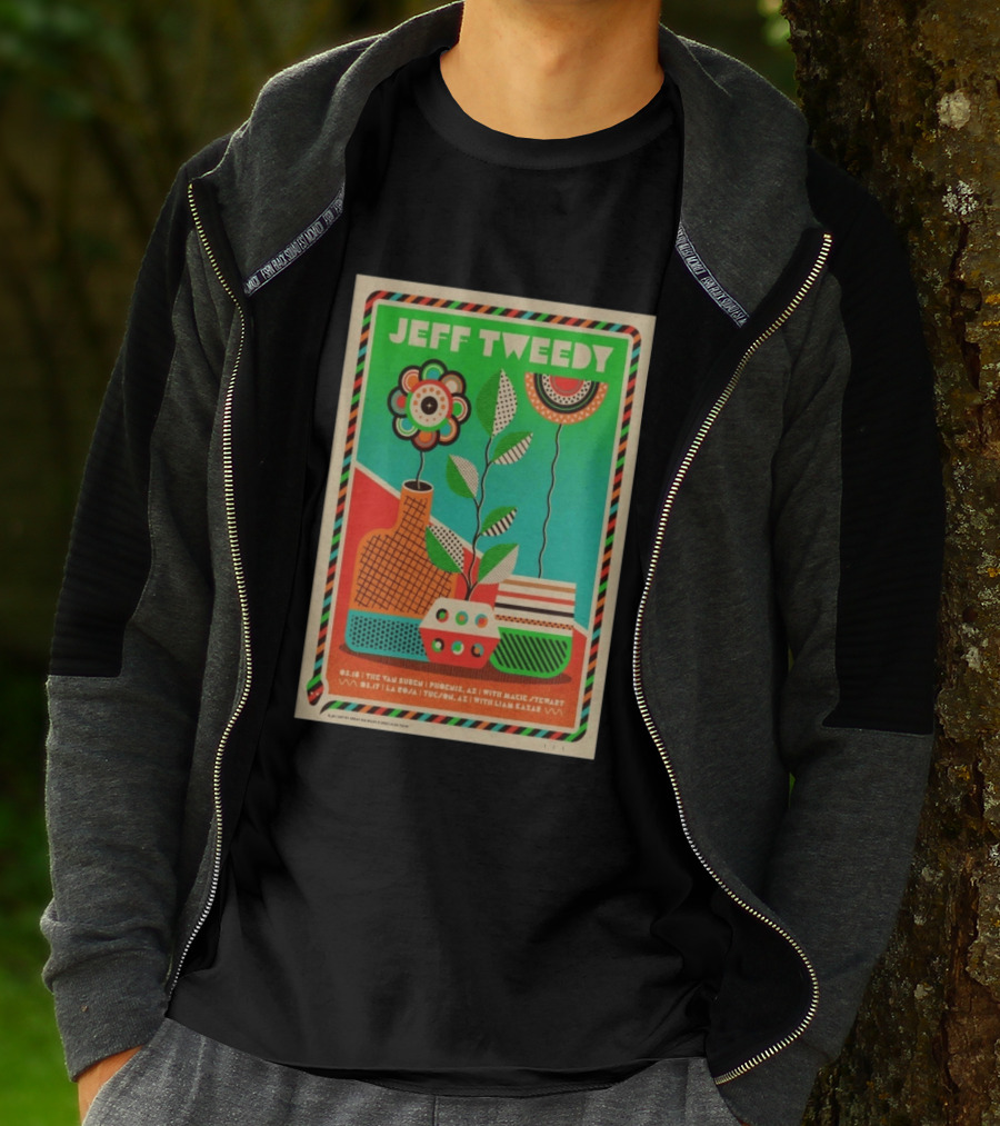 Jeff Tweedy La Rosa Tucson March 17 2026 With Liam Kazar T-Shirt