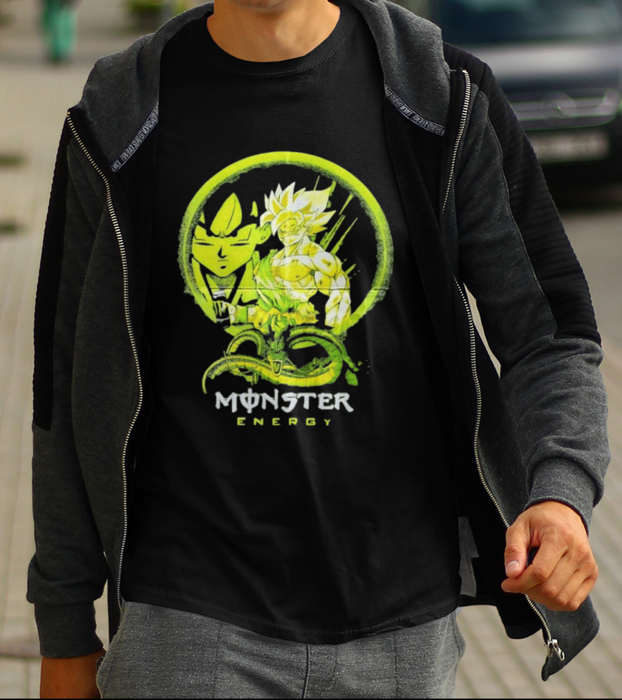 Songoku Dragon Ball Monster Energy Shenron Fusion T-Shirt