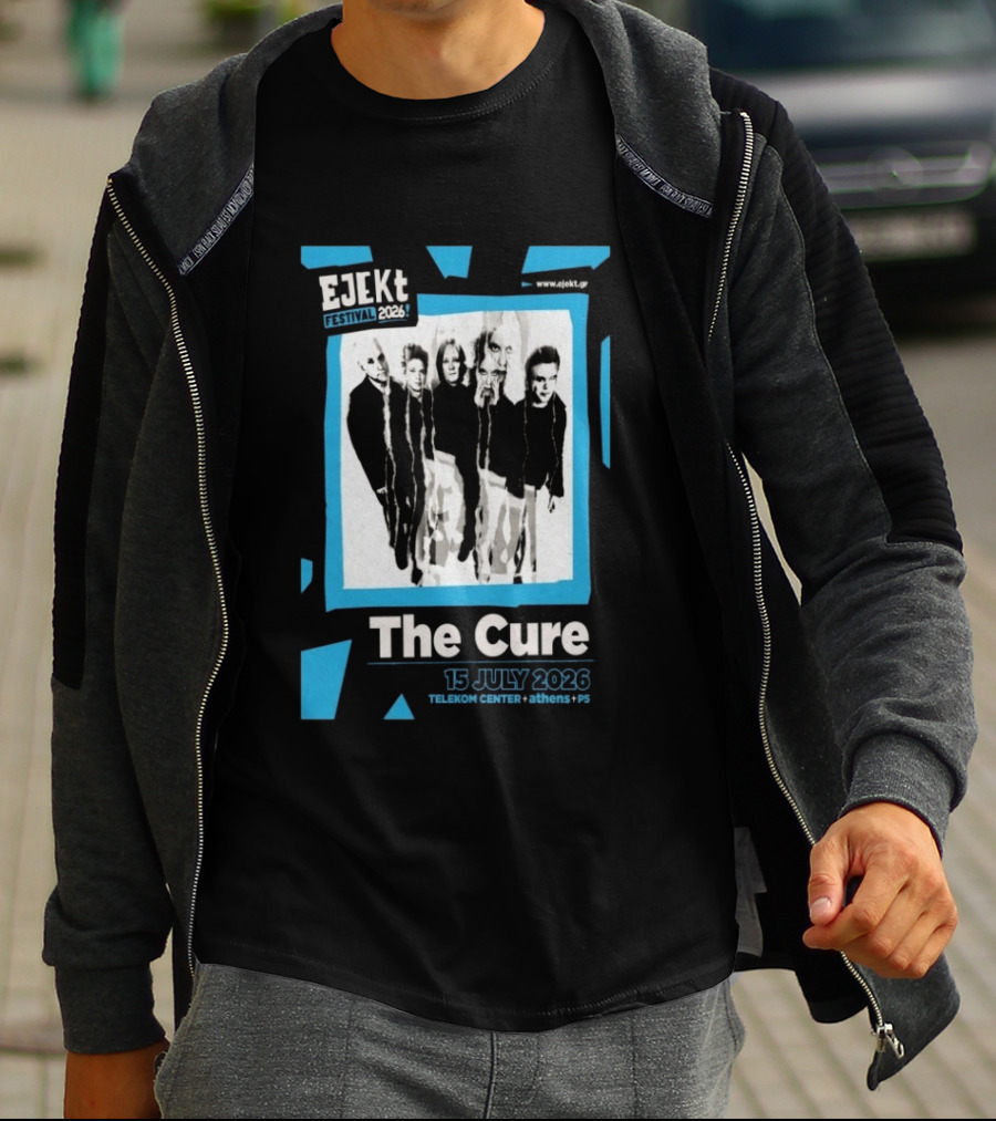 EJEKT Festival 2026 The Cure 15 July Telekom Center Athens T-Shirt