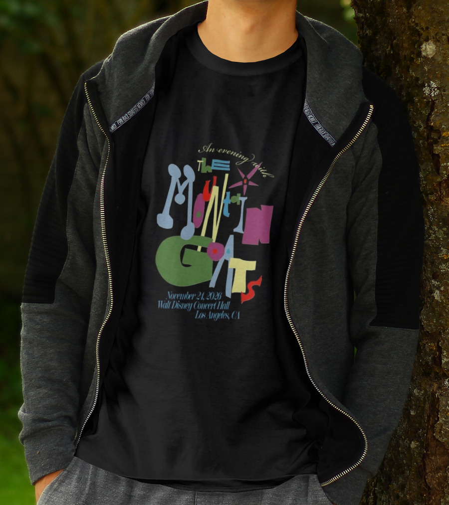 An Evening With The Mountain Goats November 24 2026 Walt Disney Concert Hall Los Angeles CA T-Shirt