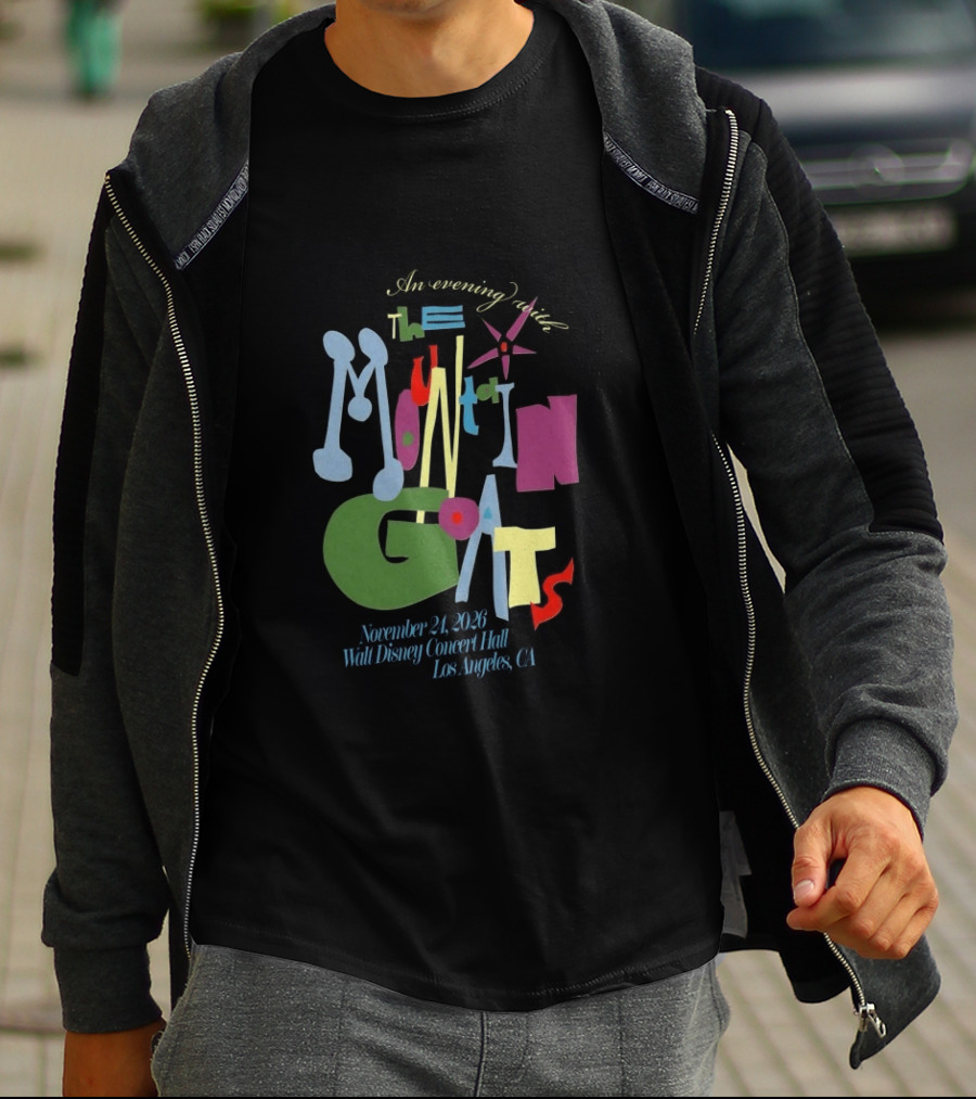 An Evening With The Mountain Goats November 24 2026 Walt Disney Concert Hall Los Angeles CA T-Shirt