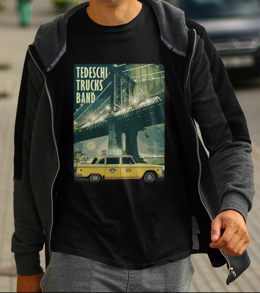 Tedeschi Trucks Band Beacon Theatre New York 2026 March 18 20 21 Week 2 Taxi Bridge T-Shirt