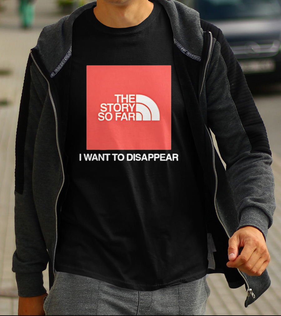 The Story So Far I Want To Disappear Red And White T-Shirt