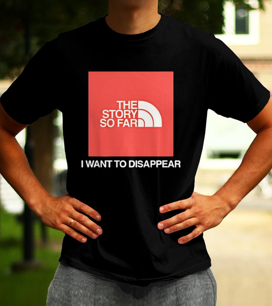 The Story So Far I Want To Disappear Red And White T-Shirt