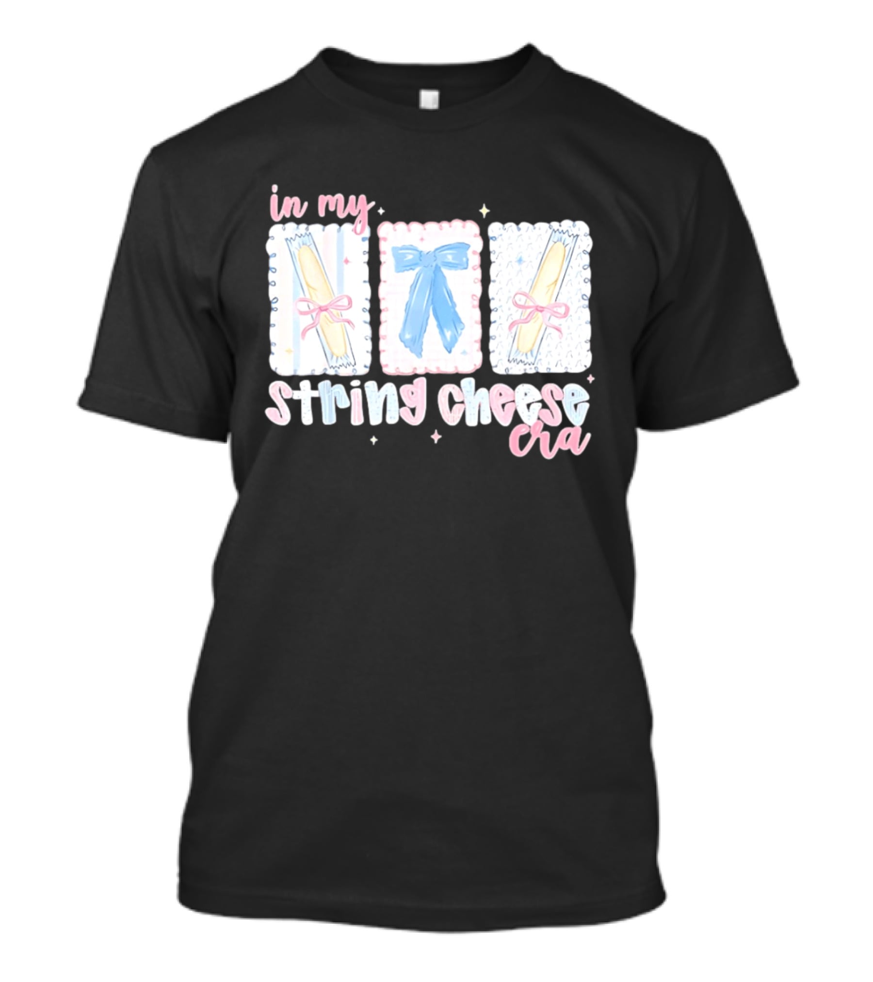 In My String Cheese Era Cheese Sticks And A Bow T-Shirt