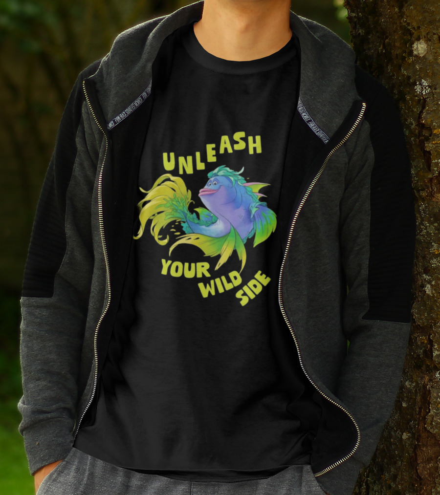 Unleash Your Wild Side Vibrant Fish Adventure T-Shirt
