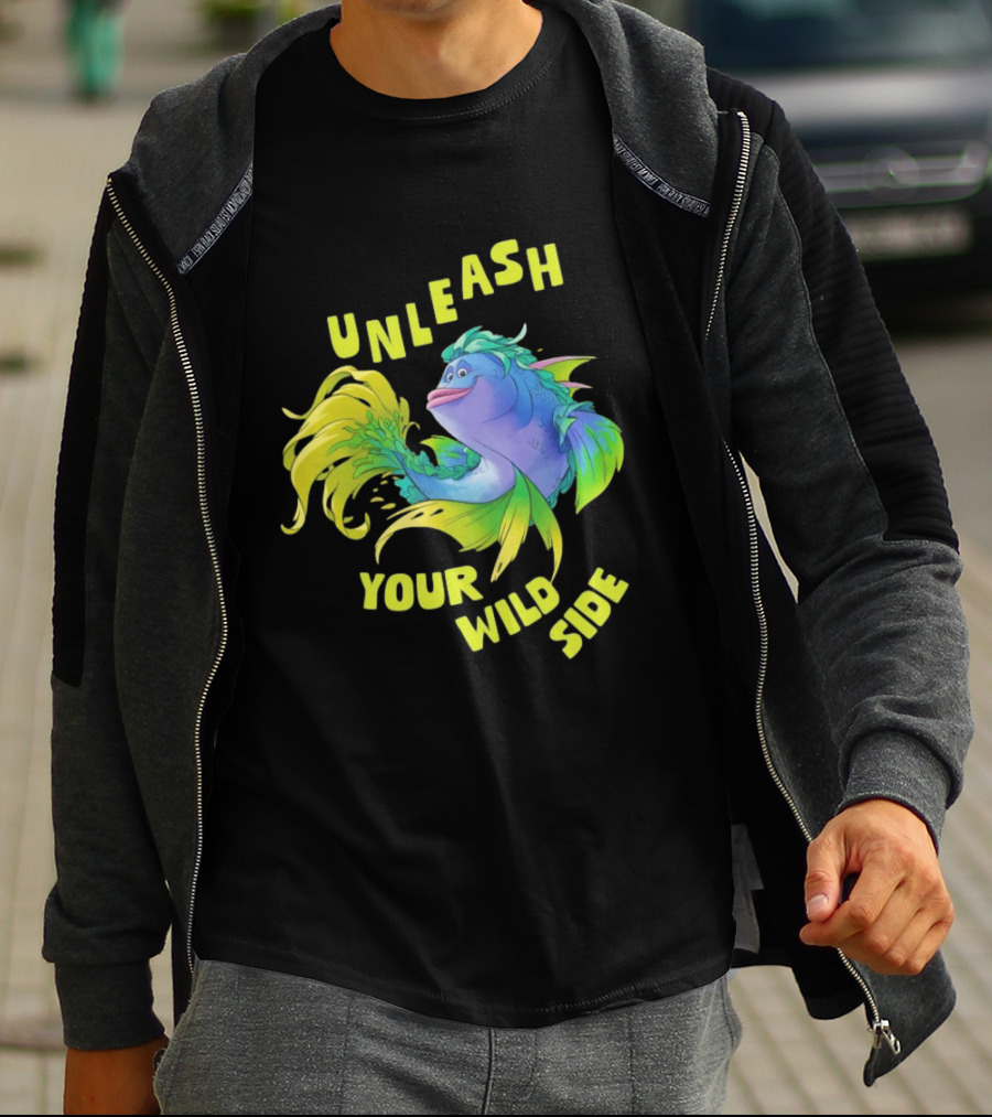 Unleash Your Wild Side Vibrant Fish Adventure T-Shirt