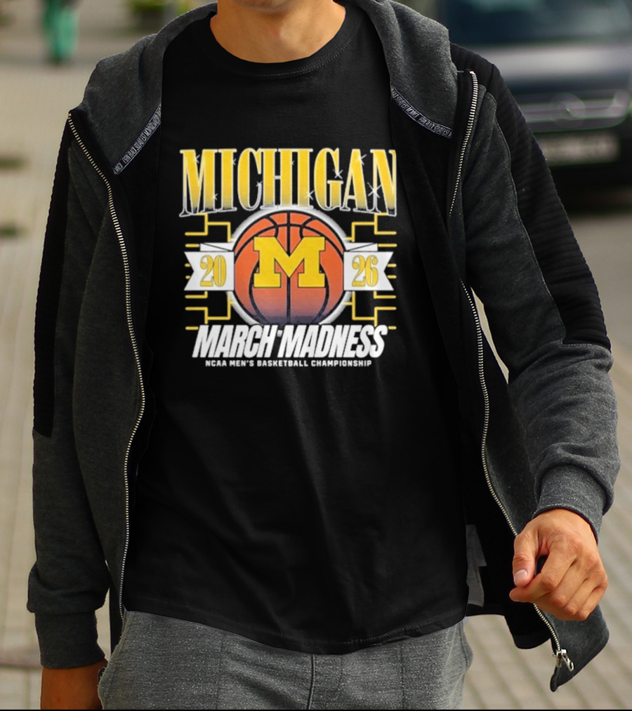 Michigan 2026 March Madness NCAA Men's Basketball Championship T-Shirt