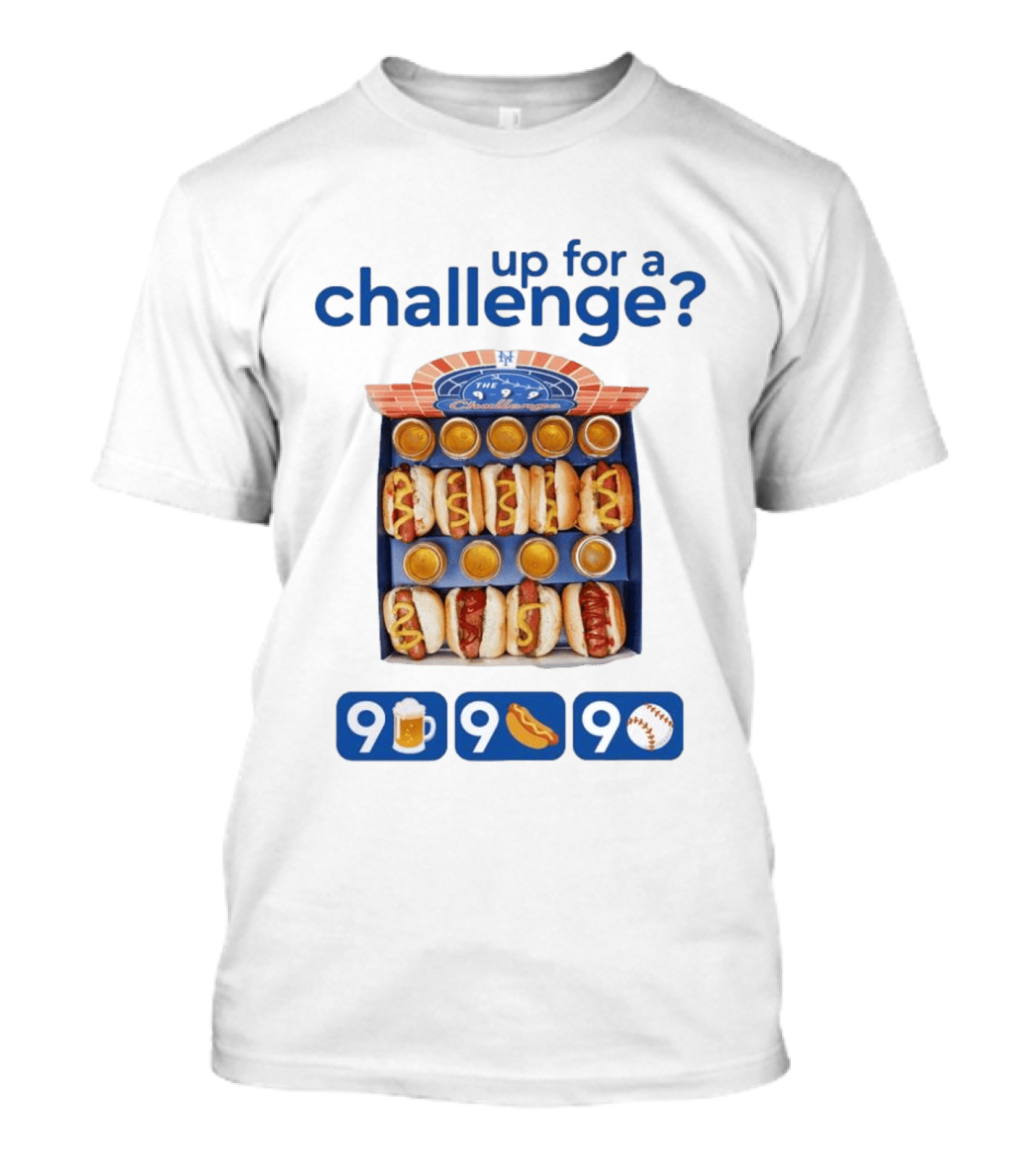 Mets Up For A Challenge 9 Beers 9 Dogs 9 Innings T-Shirt