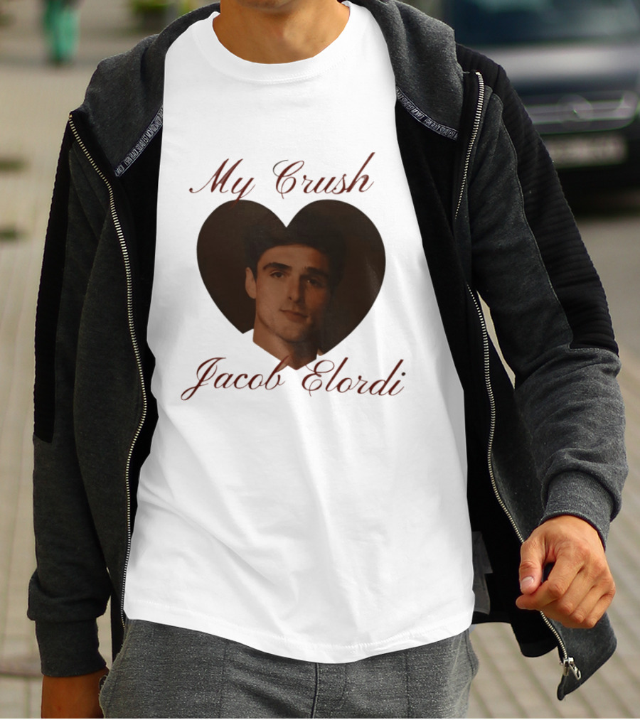 My Crush Jacob Elordi Heart T-Shirt