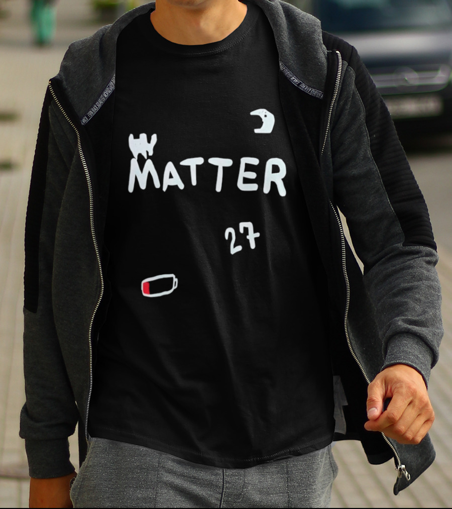 Matter Makers X Orm Kornnaphat Low Battery 27 Collaboration T-Shirt