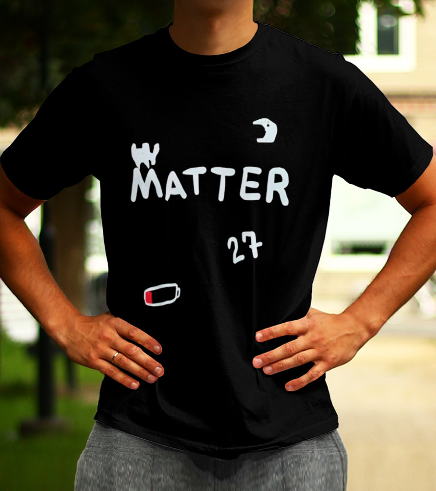 Matter Makers X Orm Kornnaphat Low Battery 27 Collaboration T-Shirt