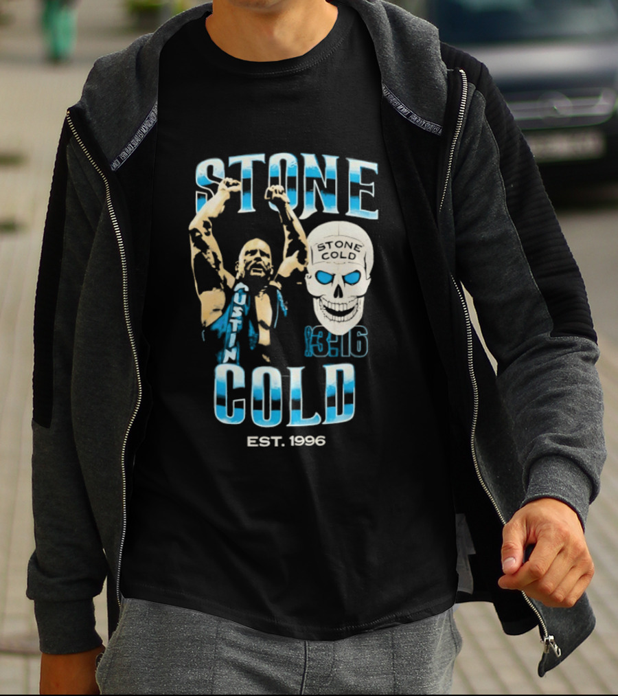 Stone Cold Steve Austin 3 16 Skull Est 1996 T-Shirt