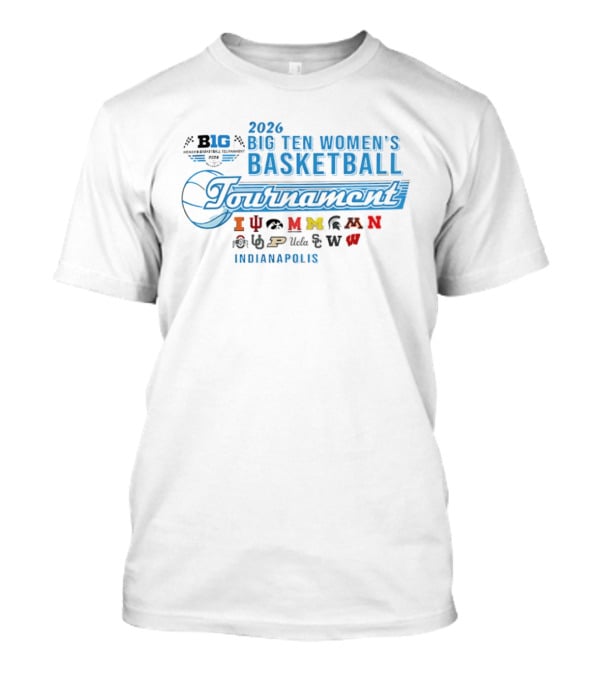 2026 Big Ten Women's Basketball Tournament Indianapolis T-Shirt