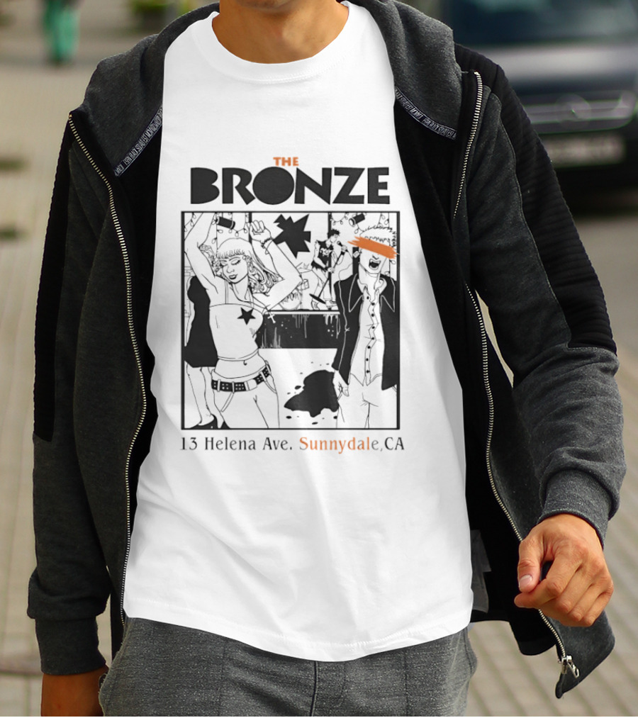The Bronze 13 Helena Ave Sunnydale CA Party Scene T-Shirt