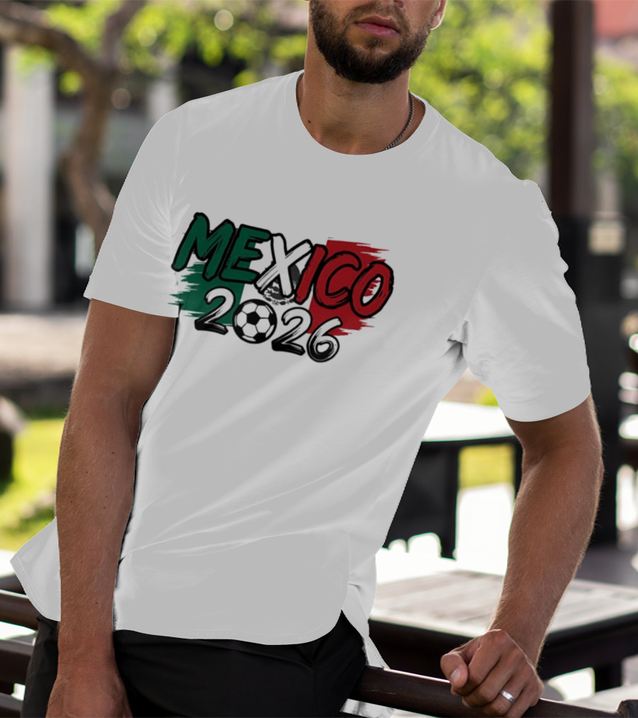 Mexico 2026 Soccer Fan Celebration National Team T-Shirt
