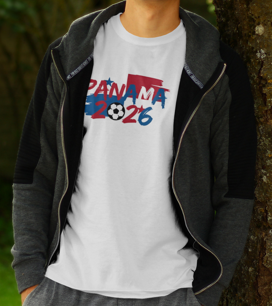 Panama 2026 Soccer Team World Cup Soccer Ball T-Shirt