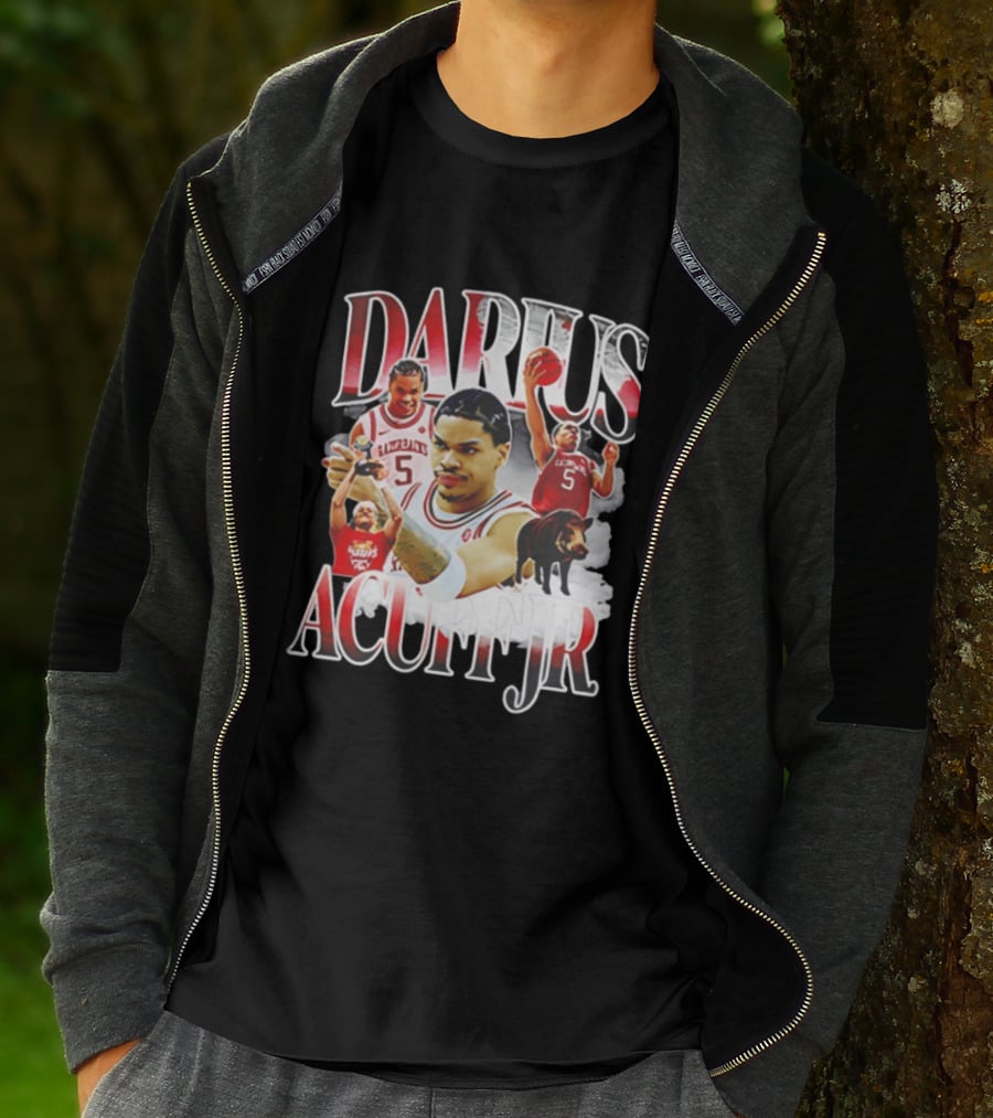 Darus Acuff Jr Arkansas Razorbacks Basketball Player Highlights T-Shirt