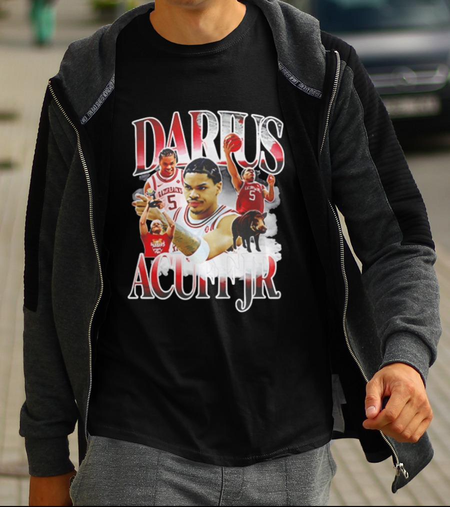 Darus Acuff Jr Arkansas Razorbacks Basketball Player Highlights T-Shirt