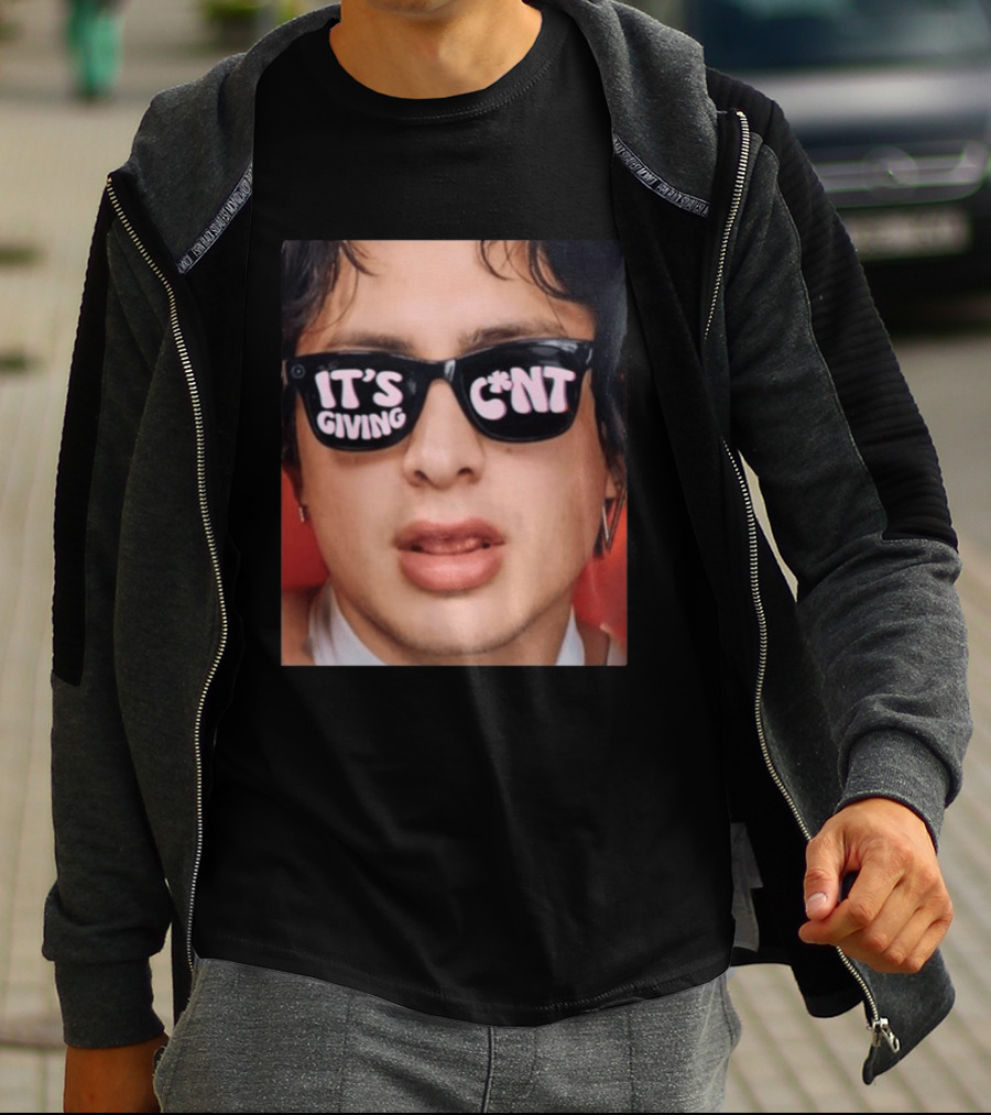 Hudson Williams It's Giving C*nt Sunglasses T-Shirt