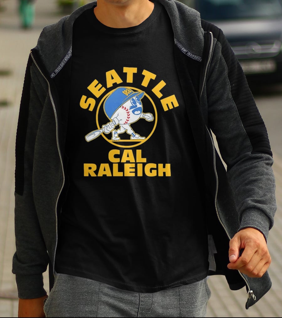 Seattle Mariners Cal Raleigh Baseball T-Shirt