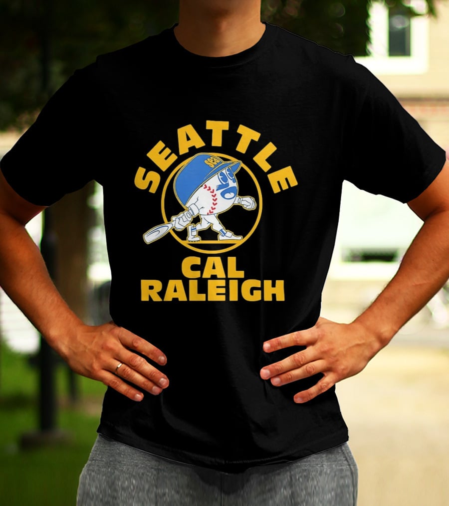 Seattle Mariners Cal Raleigh Baseball T-Shirt