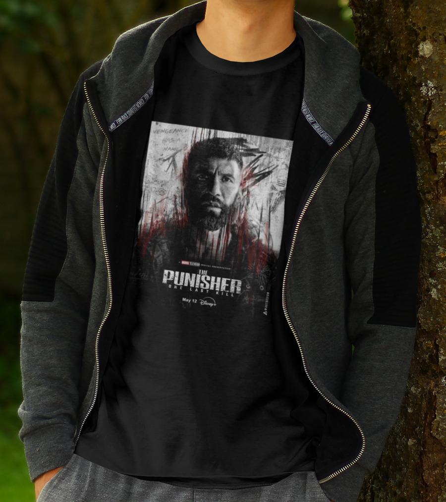 The Punisher One Last Kill Marvel Television Frank Castle May 12 Disney Plus T-Shirt