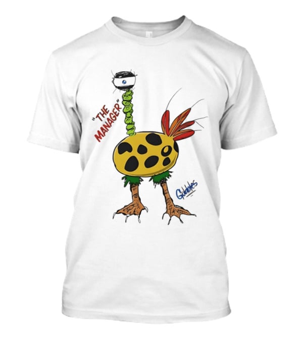 The Manager Gobbles Quirky Creature Art With Playful T-Shirt