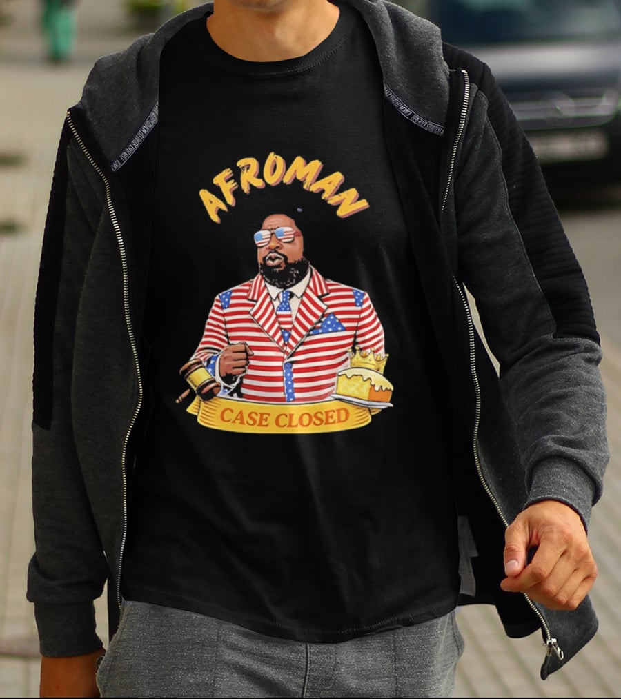 Afroman Case Closed Patriotic Suit Lemon Pound Cake Free Speech T-Shirt