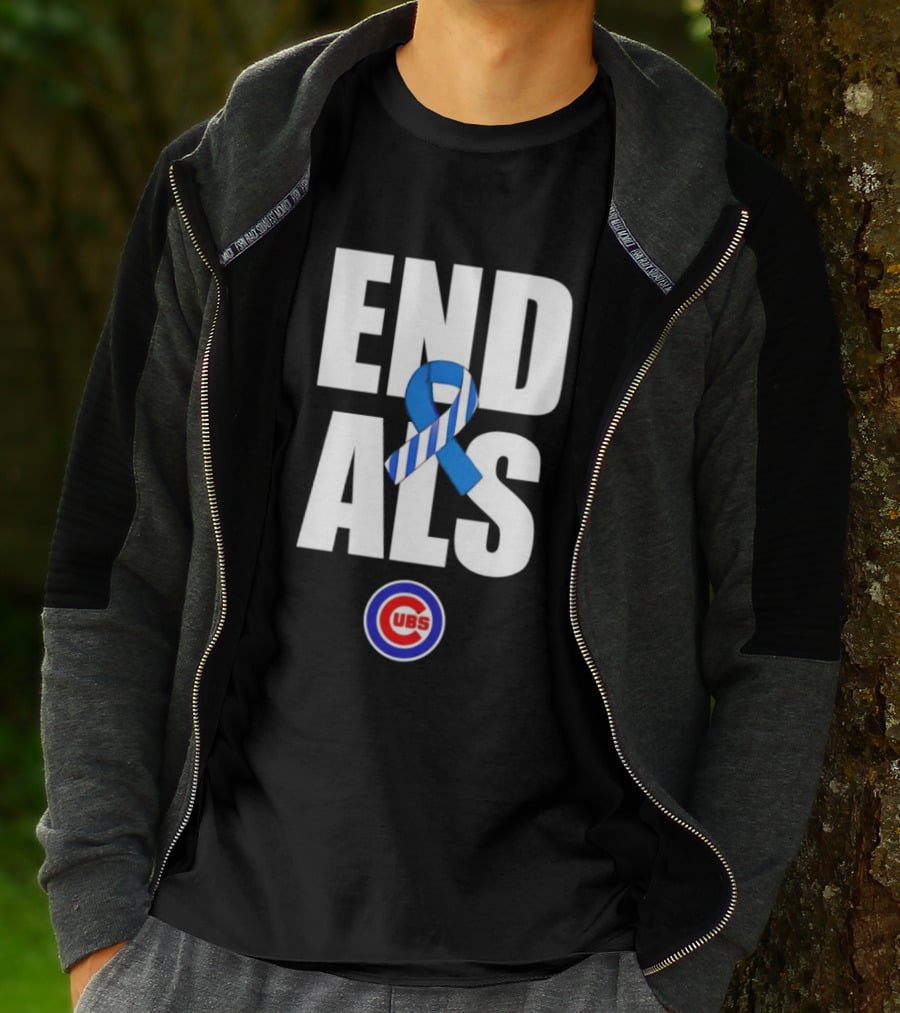 Chicago Cubs End ALS Awareness Support 2026 T-Shirt