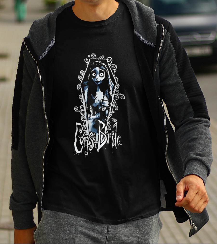 Corpse Bride Tim Burton Gothic Romantic Animated Movie T-Shirt