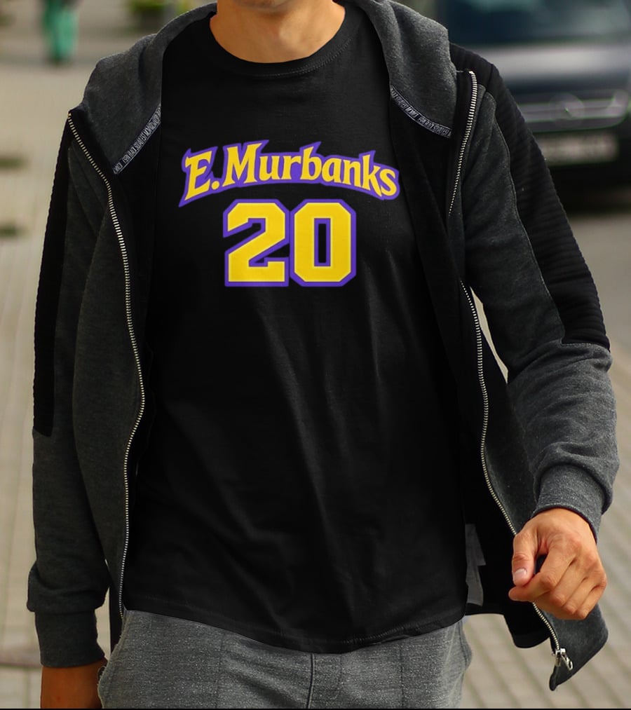 E Murbanks 20 Purple And Gold T-Shirt