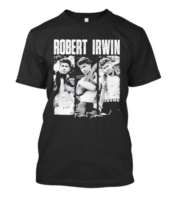 Robert Irwin Animal Wildlife Bonds Crocodile And Signature T-Shirt