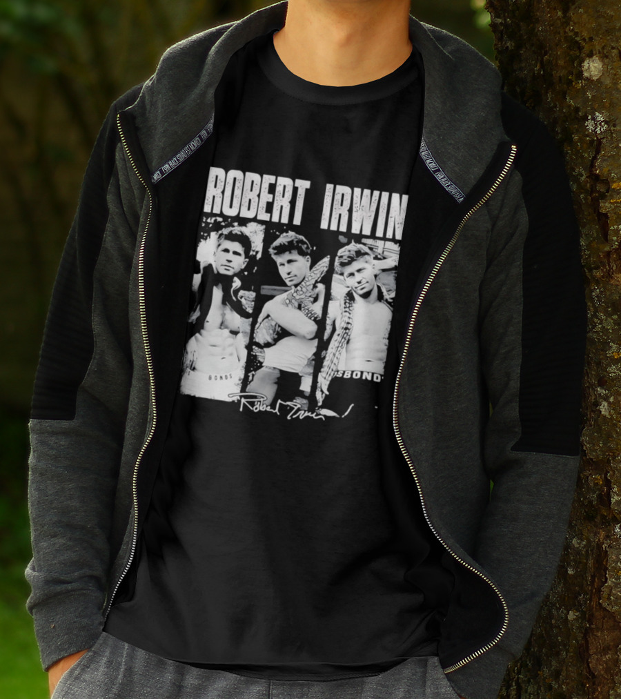 Robert Irwin Animal Wildlife Bonds Crocodile And Signature T-Shirt