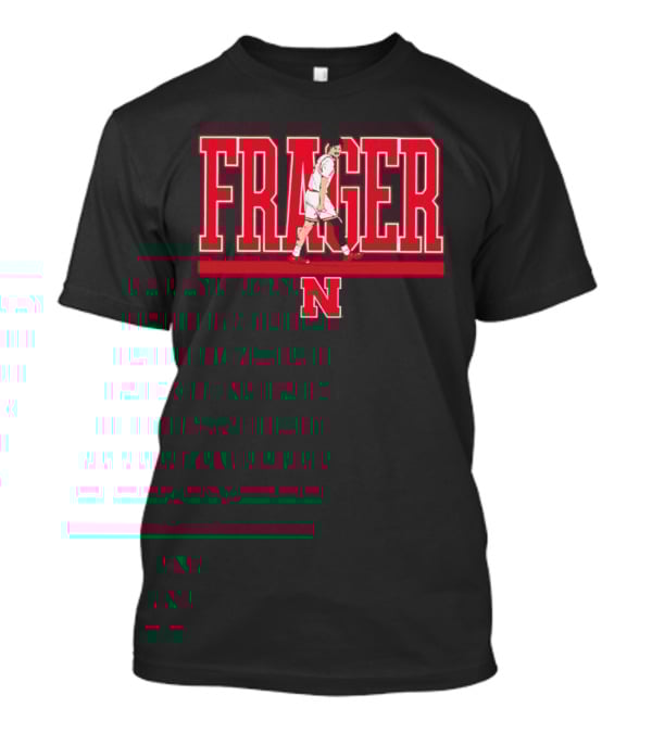 Frager Nebraska Cornhuskers N Logo Rollie Fraser T-Shirt