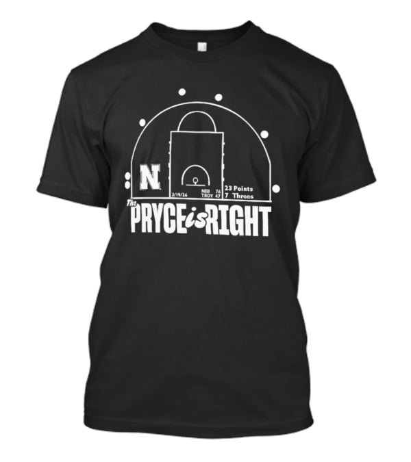 The Pryce Is Right N Basketball Court Stats 23 Points 7 Threes T-Shirt