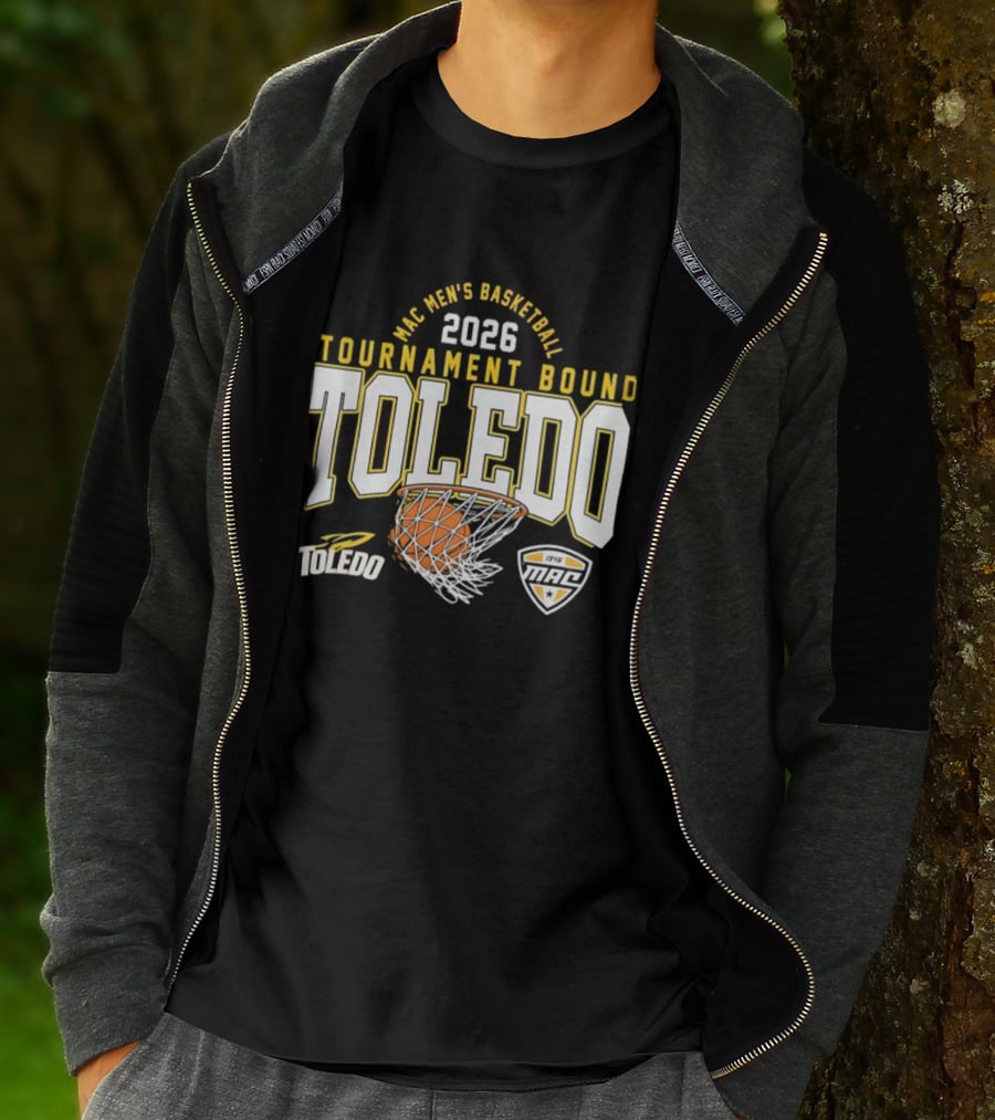 Toledo Rockets 2026 MAC Men's Basketball Tournament Bound T-Shirt