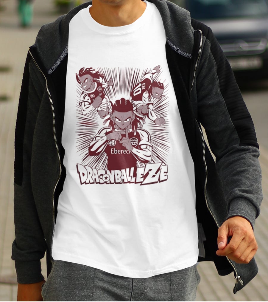 Dragon Ball Z Eberechi Eze Arsenal Player Fusion T-Shirt