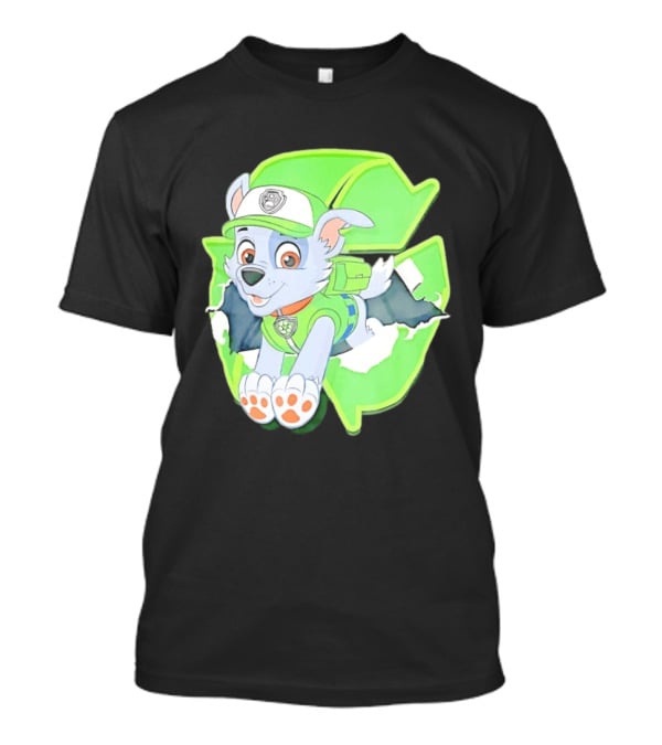 Bought Myself A Rocky Recycle Adventure Paw Patrol Rocky Puppy Patrol Green Eco Friendly T-Shirt