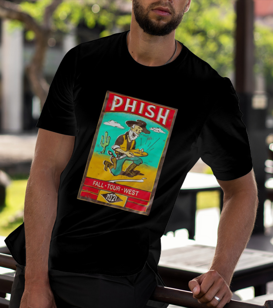 Phish Fall Tour West 2021 Prospector Desert Scene T-Shirt