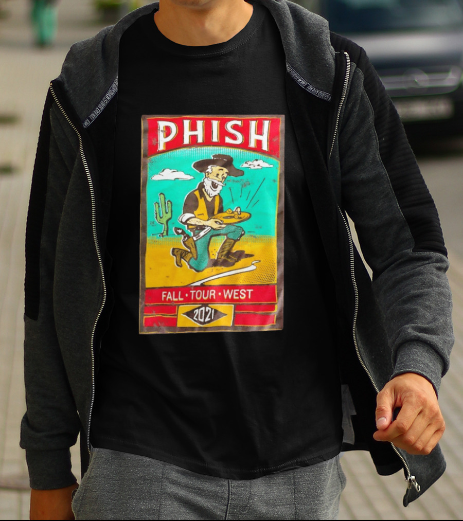 Phish Fall Tour West 2021 Prospector Desert Scene T-Shirt