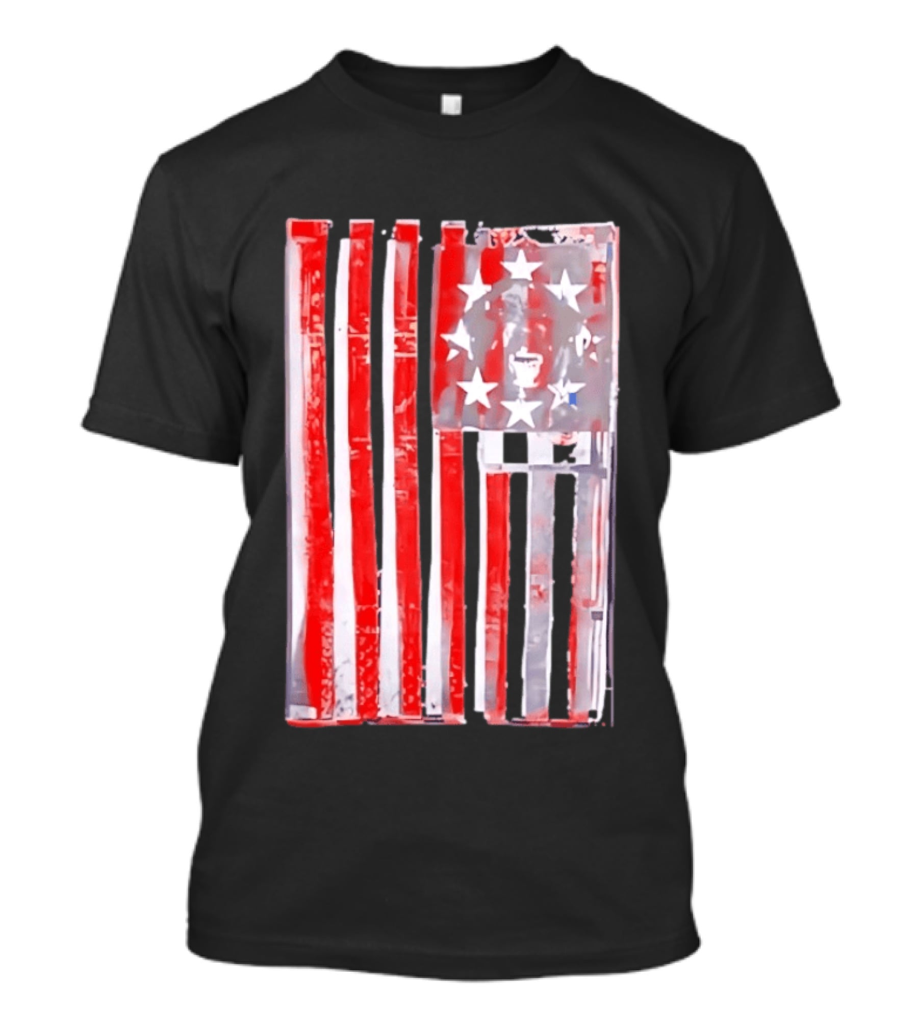 Rottweiler American Flag Independence Dog Lovers Patriotic USA T-Shirt